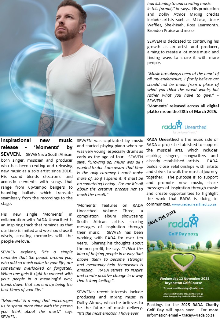 Rasi Rada RADA Newsletter – April 2025 - RADA